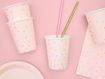 Picture of PAPER CUPS POLKA DOTS LIGHT PINK 260ML - 6 PACK